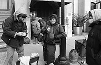Soup Kitchen : St Luke's Lutheran Church : Hell's Kitchen : Food queues : Food lines : Hell's Kitchen : Streetlife, New York, Photo by Richard Moore